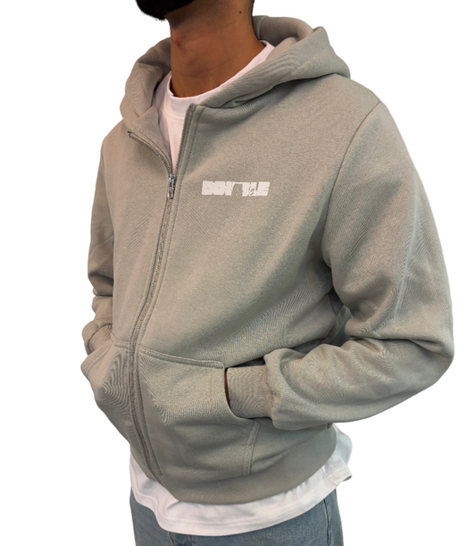 THE LIGHT GREY ZIPUP