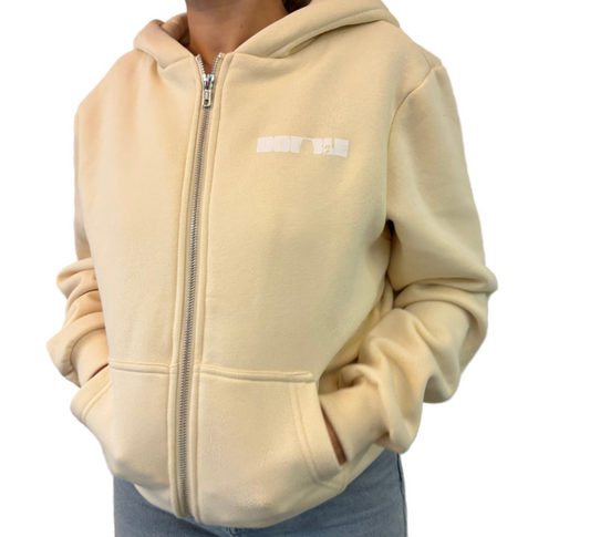 THE BUTTER YELLOW ZIPUP