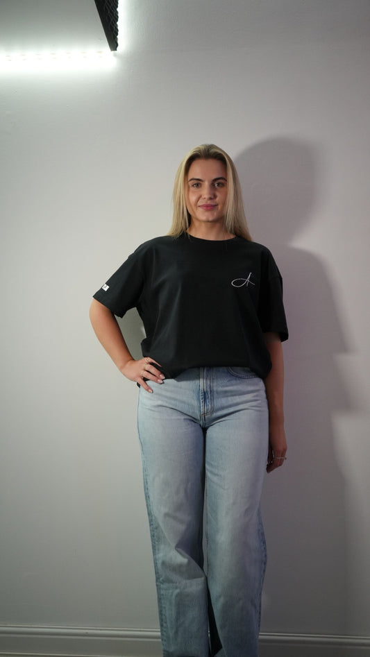 “Black DoubleA” Oversized Tee