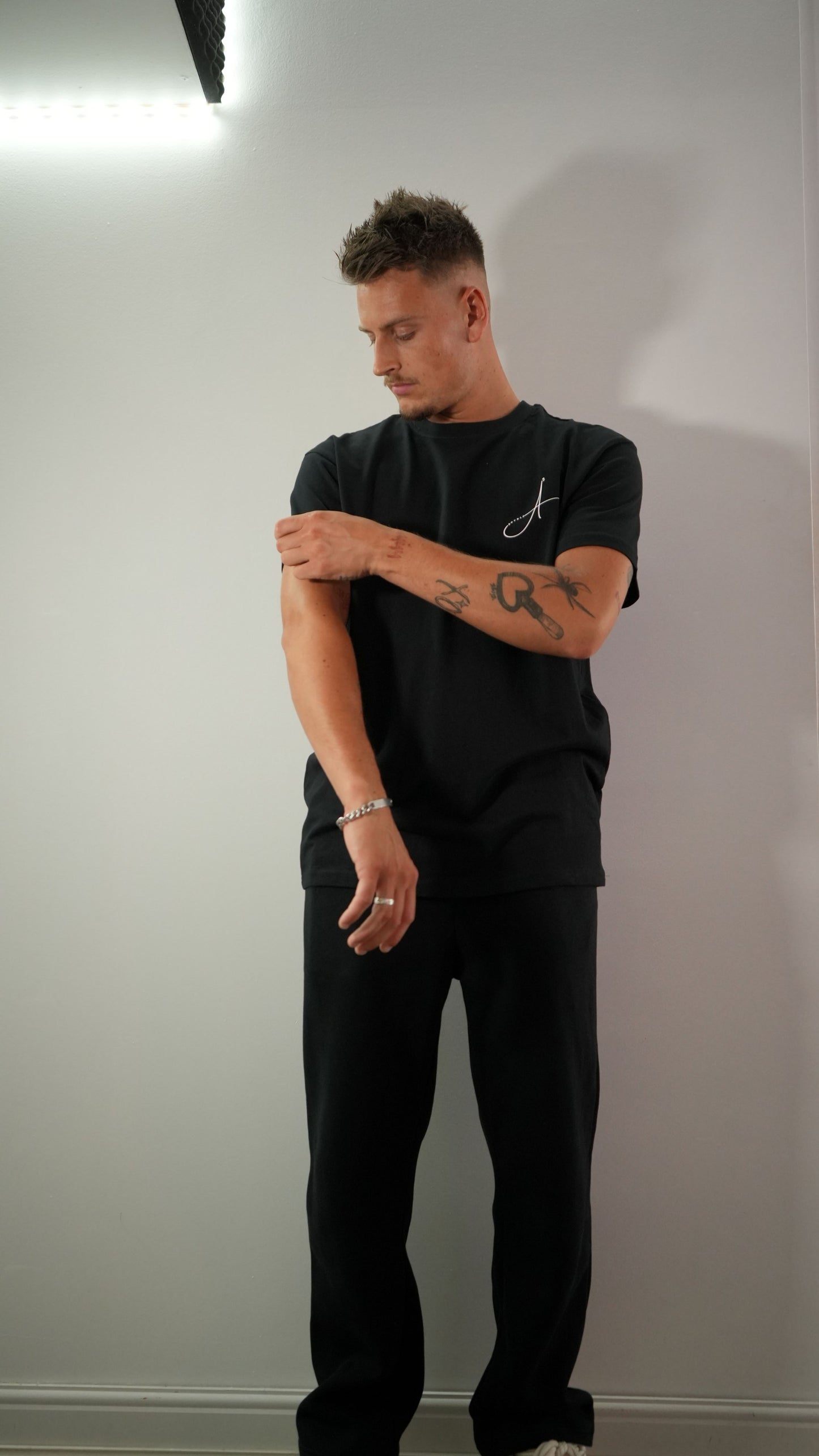 “Black DoubleA” Oversized Tee