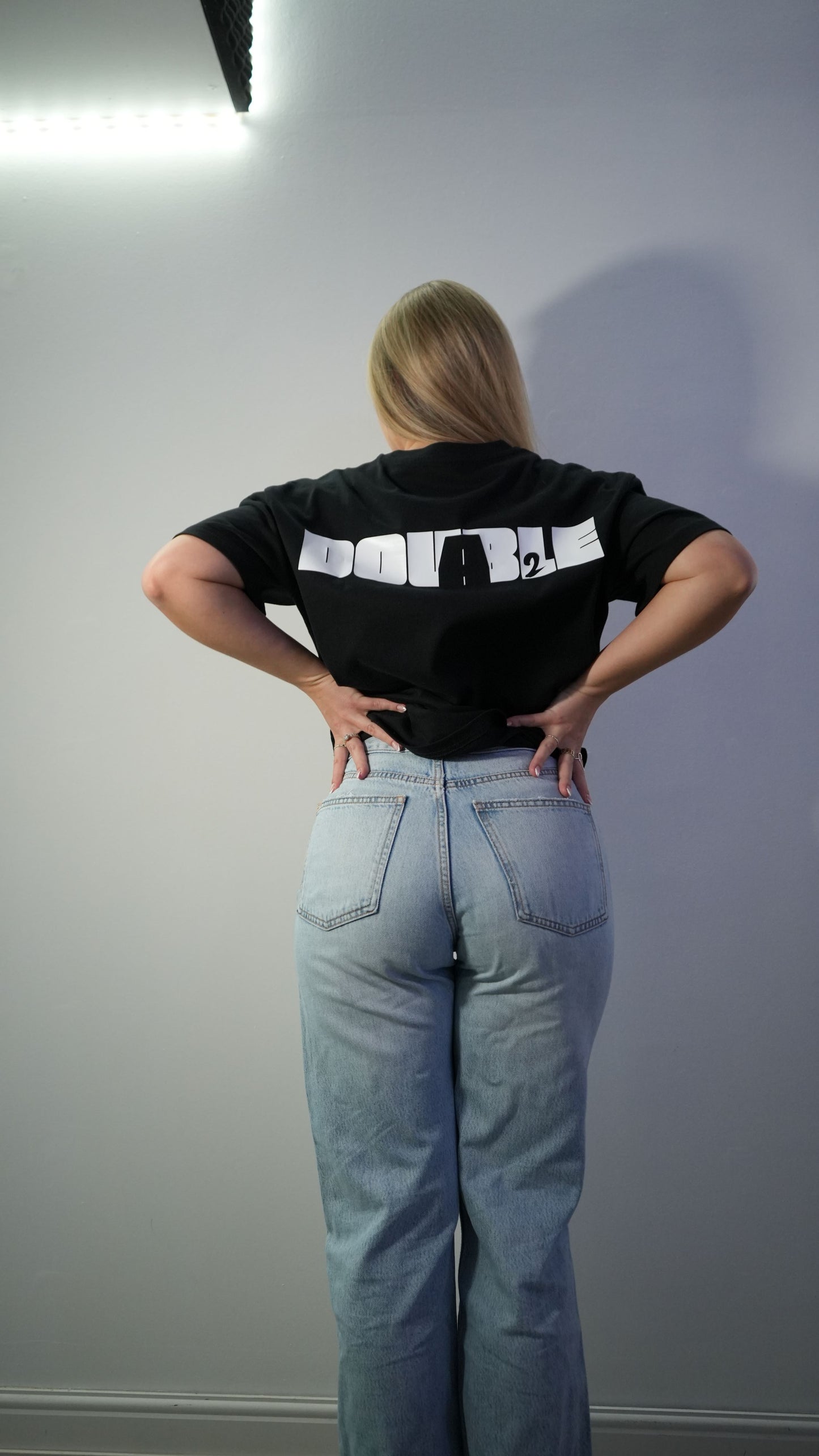 “Black DoubleA” Oversized Tee